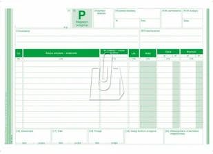 MICHALCZYK Prokop Magazyn przyjmie A5 80 kartek 372-3 - Druki akcydensowe - miniaturka - grafika 3