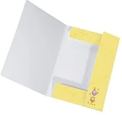 Teczki i skoroszyty - FALKEN Teczka tekturowa dla dzieci Falken z motywem potworów z bardzo mocnego kartonu z gumką z trzema klapami teczka na rysunki A3 teczka do szkoły lub przedszkola - miniaturka - grafika 1