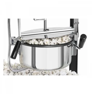 Maszyna automat urządzenie do prażenia popcornu retro TEFLON 1600 W 5-6 kg/h czarno-złota - Maszyny do popcornu - miniaturka - grafika 9