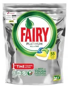 Środki do zmywarek - Fairy PLATINUM ALL IN ONE Kapsułki do zmywarki LEMON, 55 szt 8001841303635 - miniaturka - grafika 1