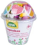 Zabawki kreatywne - Lena 32002 babeczki zestaw do majsterkowania, różowy 4006942861002 - miniaturka - grafika 1