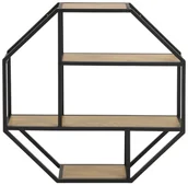 Półki do salonu - Actona Półka Seaford Octagon dąb - miniaturka - grafika 1