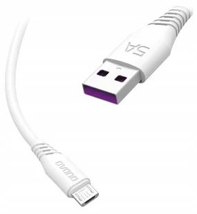 Szybki kabel Dudao Usb / micro Usb 5A 1m biały - Kable USB - miniaturka - grafika 3