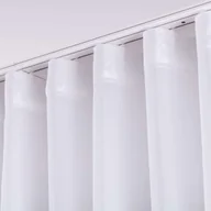 Firany - Dekoria pl pl Firana woalowa na taśmie wave biały/ołowianka 1szt 150 x 280cm Woale 1270-901-00 - miniaturka - grafika 1