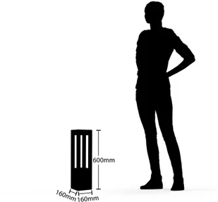 ARCCHIO Arcchio Lienna słupek oświetleniowy LED, 60 cm - Lampy ogrodowe - miniaturka - grafika 5