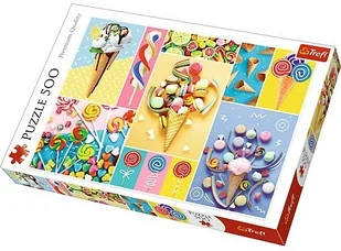 Trefl Puzzle 500 elementów - Ulubione słodycze 1874764 - Puzzle - miniaturka - grafika 2