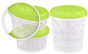 Branq 3 zakręcane pojemniki na żywność okrągłe BR1115 - Pojemniki kuchenne - miniaturka - grafika 8