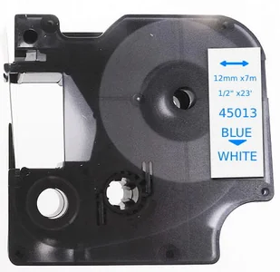 Dymo WOJTAP Taśma zamiennik do drukarek D1 śr. 12 mm (czerwony na białym) DYMO12 - Etykiety do drukarek - miniaturka - grafika 3