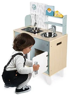 Janod Kuchnia drewniana duża z akcesoriami Plume - Zabawki AGD - miniaturka - grafika 12