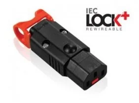 Assmann Kabel zasilający Złącze zasilające do zarobienia IEC LOCK + OPEN/IEC C13 Ż IEC-PA130100BK IEC-PA130100BK - Kable - miniaturka - grafika 2