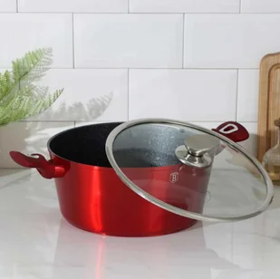 Berlinger Haus Lumarko Zestaw Garnków Bh-7035 Burgundy BH-7035 Kinghoff - Zestawy garnków i patelni Berlinger Haus Lumarko Zestaw Garnków Bh-7035 Burgundy BH-7035 Kinghoff - Zestawy garnków i patelni - miniaturka - grafika 4