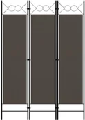 Parawany - vidaXL Parawan 3-panelowy, antracytowy, 120 x 180 cm vidaXL - miniaturka - grafika 1