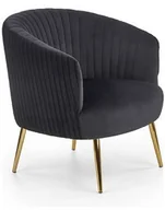 Fotele - Fotel wypoczynkowy CROWN Czarny [Wysyłka 2020-08-04] V-CH-CROWN-FOT-CZARNY - miniaturka - grafika 1