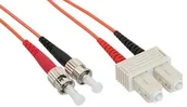 Kable światłowodowe - InLine LWL Duplex Kabel, ST/SC, 2 m 4043718007028 - miniaturka - grafika 1