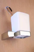 Kubki na szczoteczki do zębów - Art Platino ROK Uchwyt ze szklanką chrom ROK-87050 - miniaturka - grafika 1