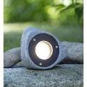 Lampy ogrodowe - Markslojd Lampa zewnętrzna Kamień GARDEN 24 Stone Spot 3W 107286 szara 107286 - miniaturka - grafika 1