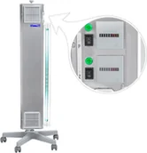 Urządzenia medyczne - Ultra-viol Sp.j NBVE-60/30PL 2-funkcyjna lampa bakteriobójcza przepływowa 2x30W+30W mobilna z licznikami NBVE-60/30PL - miniaturka - grafika 1
