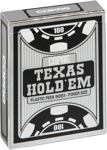 Cartamundi Talia Texas Holdem plastic peek index - czerwona - Gry karciane - miniaturka - grafika 2