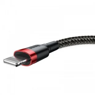 Baseus Kabel USB Kevlar USB Lightning iPhone 2.4A 1m Czerwony - Kable USB - miniaturka - grafika 5