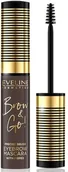 Akcesoria i kosmetyki do stylizacji brwi - Eveline Brow & Go! Eyebrow Mascara 02 Dark 6ml - miniaturka - grafika 1