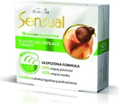 Depilacja - Joanna DEPIL SENS.Plastry do twarzy włosy mocne - miniaturka - grafika 1