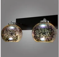 Lampy ścienne - Kemar Kemar NP/K/2/D3 - Kinkiet KULE 3D 2xE27/60W/230V - miniaturka - grafika 1