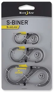 Nite Ize karabińczyk S-Biner SlideLock 3 szt., srebrny, Ni-lsbc 11-R6 LSBC-11-R6 - Sprzęt wspinaczkowy - miniaturka - grafika 3