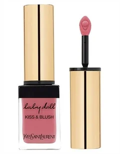 Yves Saint Laurent Kiss&Blush 08 Rouge Hedoniste 10ml - Szminki - miniaturka - grafika 2