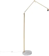 Lampy stojące - QAZQA Nowoczesna lampa podłogowa złota regulowana - Redakcja - miniaturka - grafika 1