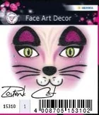 NAKLEJKI DO ZDOBIENIA TWARZY KOT 15310 - Przybory szkolne - miniaturka - grafika 2
