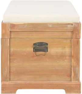 vidaXL Skrzynia ze schowkiem, siedzisko z poduszką, 80x40x40 cm, MDF - Inne meble do salonu - miniaturka - grafika 6