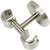 Karnisze - Wspornik podwójny sufitowy 16 mm stal - miniaturka - grafika 1