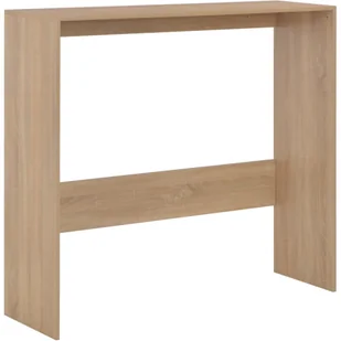 vidaXL Stół barowy z 2 blatami, dąb, 130 x 40 x 120 cm - Stoły - miniaturka - grafika 7
