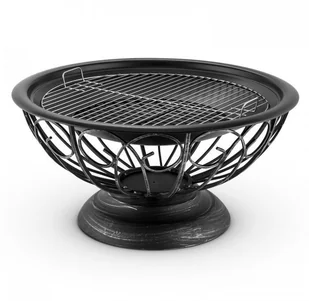 Blumfeldt Blumfeldt Tulip Misa paleniskowa 75cm Grill Osłona przed iskrami Stal oksydowana GDI3-Tulip - Paleniska ogrodowe - miniaturka - grafika 6