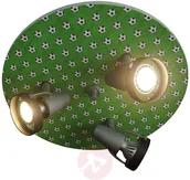 Lampy sufitowe - Niermann Standby Deckenleuchte Fußbälle, dreiflammig - miniaturka - grafika 1