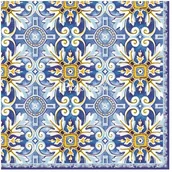 Folia, papier śniadaniowy, serwetki - Nuova R2S Easy life SERWETKI PAPIEROWE Ornamenty MAIB - miniaturka - grafika 1