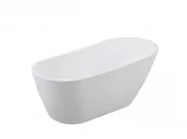 Wanny - Besco Wanna Wolnostojąca Melody 170 w zestawie maskownica syfonu z przelewem złota - miniaturka - grafika 1