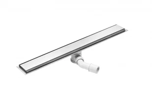 Deante odpływ liniowy z kołnierzem 80 cm z niskim syfonem ruszt pełny KOS008B - Odpływy liniowe - miniaturka - grafika 3