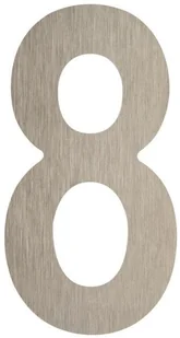 Cyfra 8 samoprzylepna 50 mm inox - Akcesoria do bram - miniaturka - grafika 2