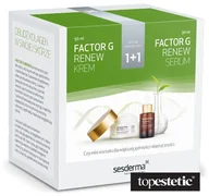 Zestawy kosmetyków damskich - Sesderma Zestaw Factor G krem odmładzający 50ml + Factor G serum 30ml - miniaturka - grafika 1