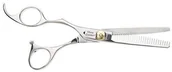 Nożyczki fryzjerskie - Olivia Garden Slikcut Left Degażówki nożyczki dla leworęcznych rozmiar 6.35" 9821 - miniaturka - grafika 1