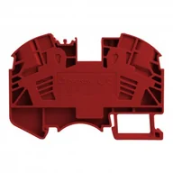 Kostki, złączki, wtyczki - Geberit DEGSON szynowa przelotowa zaciskowa czerwona 16mm2 1P DS16-01P-16-00A(H) - miniaturka - grafika 1