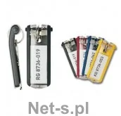 Durable 195704 brelok do kluczy z tworzywa sztucznego, 70 x 25 mm, 6 sztuk, żółty, granatowy 195707 - Pozostałe akcesoria kuchenne - miniaturka - grafika 2