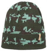 Czapki dla dzieci - Nordbron Czapka dziecięca Military Beanie army 53-55 - miniaturka - grafika 1