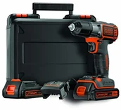 Wiertarko-wkrętarki akumulatorowe - Black&Decker Black & Decker ASD184KB bezprzewodowa wiertarka udarowa ASD184KB-QW - miniaturka - grafika 1