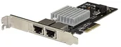 Adaptery i przejściówki - Startech TARJETA DE Red PCI Express con 2 puertos 10 GBASE-T  TARJETA DE Red PCI-E DE 10 GB nbase-T con Chip Set X550 DKT3CH3APDB - miniaturka - grafika 1