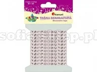 Pasmanteria - Titanum Taśma dekoracyjna z cekinów, 4 mm x 1,5 m, Różowa, Titanum - miniaturka - grafika 1