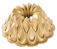 Formy do ciast - Nordic Ware NON-Stick ciasto forma do pieczenia-korona, aluminium, złoty, 25,4 x 25,4 x 9,9 cm 91777.0 - miniaturka - grafika 1