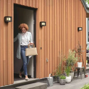 Philips myGarden Kinkiet LED Parterre, 1x8 W, czarny, 1648030P0 Signify - Lampy ogrodowe - miniaturka - grafika 2