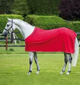 Derki dla konia - Horseware ireland Derka osuszająca RAMBO Cotton Cooler - HORSEWARE - red/grey ACAC61 - miniaturka - grafika 1